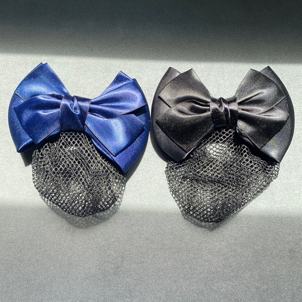 Equestrian show hair net bows